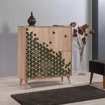 Dulap multifunctional Multilux 121, Vella, 95x36x111 cm, multicolor f369 imagine