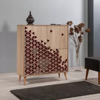 Dulap multifunctional Multilux 122, Vella, 95x36x111 cm, multicolor 4751 imagine
