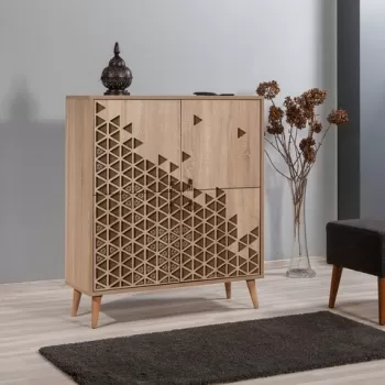 Dulap multifunctional Multilux 124, Vella, 95x36x111 cm, multicolor ab9f imagine