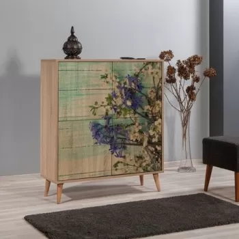 Dulap multifunctional Multilux - 727, Vella, 90x36x111 cm, multicolor 60b3 imagine