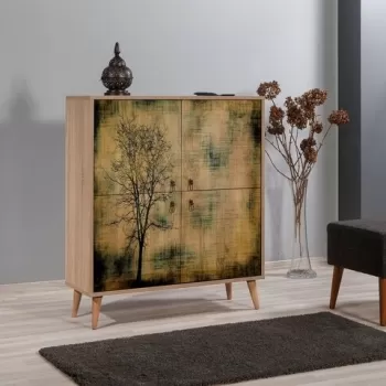 Dulap multifunctional Multilux - 729, Vella, 90x36x111 cm, multicolor 542f imagine