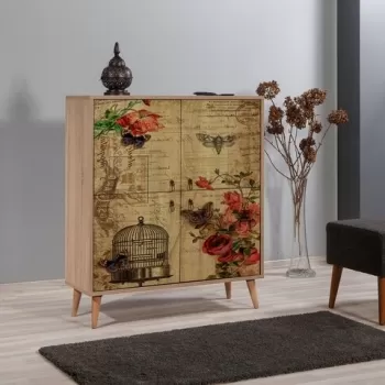 Dulap multifunctional Multilux 734, Vella, 95x36x111 cm, multicolor a8fb imagine