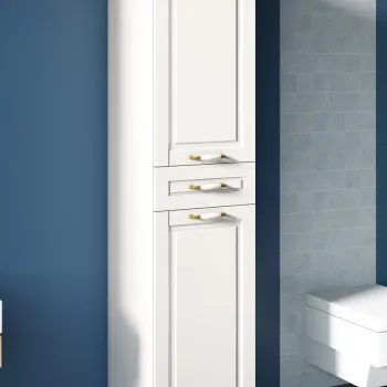 Dulap multifunctional, Rabi, Rb-056, 35x180x33 cm, Alb mat a208 imagine