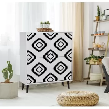 Dulap multifunctional, Vella, Fas, 95 x 111 x 36 cm, pal melaminat, multicolor 0981 imagine