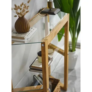 Dulap, Neostill, Trapezoid, 85x85x31 cm, Lemn masiv, Stejar e7c9 imagine