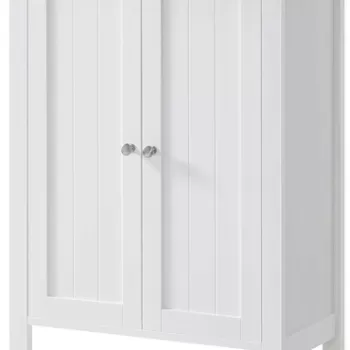 Dulap pentru baie, Vasagle, 60 x 30 x 80 cm, MDF, alb 9ed0 imagine