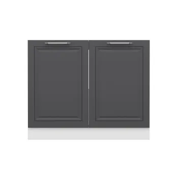 Dulap pentru bucatarie, Hanah Home, Minar, 100x87x58 cm, Alb / Antracit cf7e imagine
