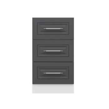 Dulap pentru bucatarie, Hanah Home, Minar, 45x87x58 cm, Alb / Antracit 40ac imagine