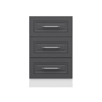 Dulap pentru bucatarie, Hanah Home, Minar, 50x87x58 cm, Alb / Antracit 78c9 imagine