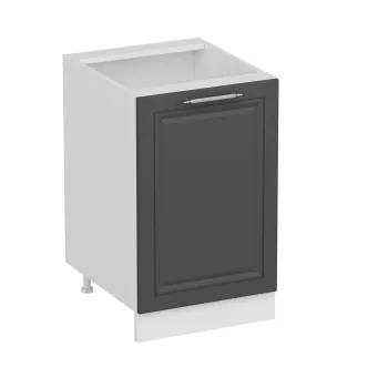 Dulap pentru bucatarie, Hanah Home, Minar, 50x87x58 cm, Alb / Antracit d2db imagine