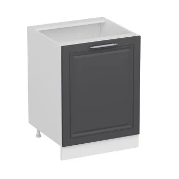 Dulap pentru bucatarie, Hanah Home, Minar, 60x87x58 cm, Alb / Antracit e0f9 imagine
