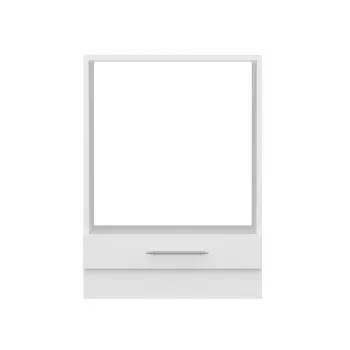 Dulap pentru bucatarie, Hanah Home, Minar, 60x87x58 cm, Alb c6b4 imagine