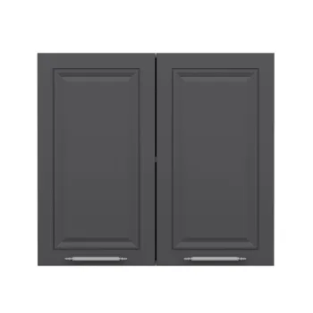 Dulap pentru bucatarie, Hanah Home, Minar, 80x72x37 cm, Alb / Antracit 320e imagine