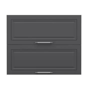 Dulap pentru bucatarie, Hanah Home, Minar, 90x72x37 cm, Alb / Antracit 9b3b imagine