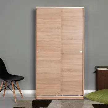 Dulap pentru haine, Adore, SWD-436-SS-2, 94x182x52 cm, PAL, Sonomo dc9c imagine