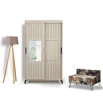 Dulap pentru haine, Comforty, Pasific Home Fuga, 120x216x60 cm, Stejar f6ab imagine