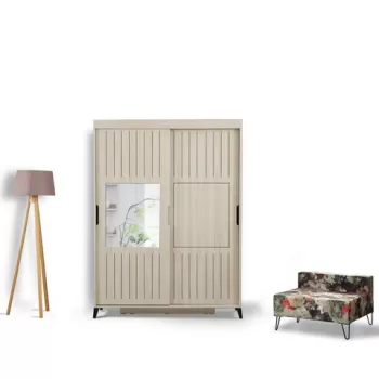 Dulap pentru haine, Comforty, Pasific Home Fuga, 130x216x60 cm, Stejar 727c imagine