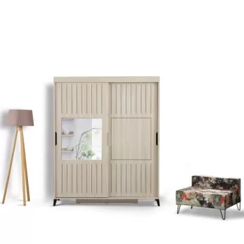 Dulap pentru haine, Comforty, Pasific Home Fuga, 150x216x60 cm, Stejar 4c7c imagine