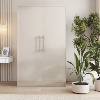 Dulap pentru haine ELTAP, Alarica, 120x60x200 cm, PAL, casmir 9bdc imagine