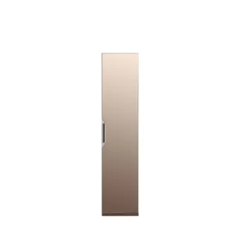 Dulap pentru haine, Hanah Home, Milano 1, 45x200x60 cm, PAL, Alb/Maro 3165 imagine