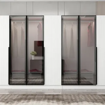Dulap pentru haine, Hanah Home, Nisa, 315x210x52 cm, Alb 5b56 imagine