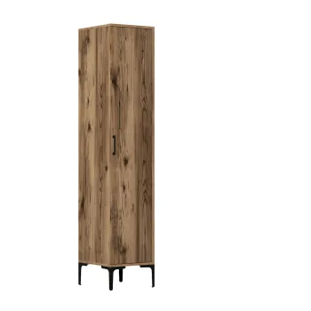 Dulap pentru haine, Hommy Craft, Kumsal S, 40x47.5x201.4 cm, PAL, Maro 52b9 imagine