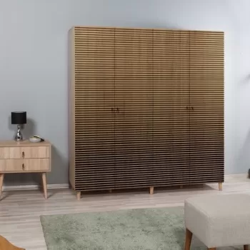 Dulap pentru haine Imaj 220, Vella, 180x52x192 cm, multicolor 971d imagine