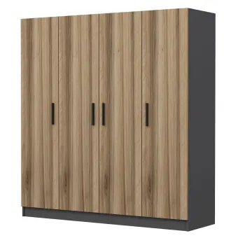 Dulap pentru haine, Minerva, Kale, 180x210x52 cm, PAL, Iata-l 9485 imagine