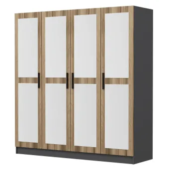 Dulap pentru haine, Minerva, Kale, 180x210x52 cm, PAL, Iata-l d73c imagine