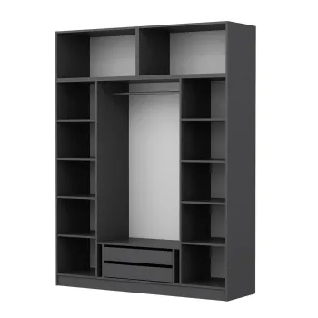 Dulap pentru haine, Minerva, Kale, 180x235x52 cm, PAL, Iata-l d811 imagine