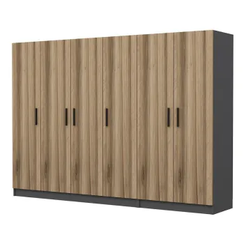 Dulap pentru haine, Minerva, Kale, 270x210x52 cm, PAL, Iata-l cc41 imagine