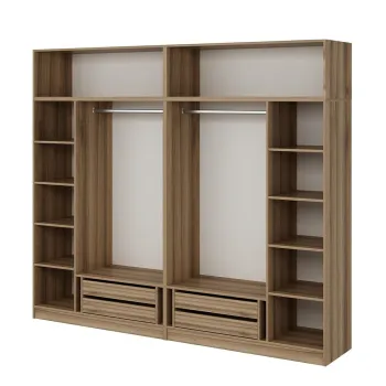 Dulap pentru haine, Minerva, Kale, 270x255x52 cm, PAL, Iata-l f88c imagine