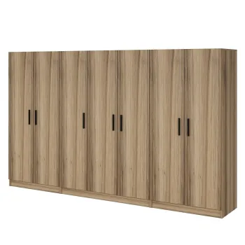 Dulap pentru haine, Minerva, Kale, 315x190x52 cm, PAL, Iata-l f41b imagine