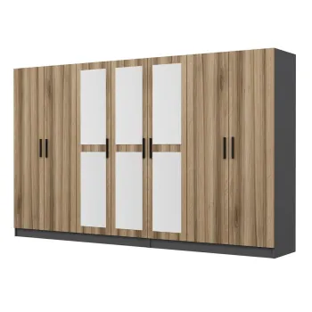 Dulap pentru haine, Minerva, Kale, 315x210x52 cm, PAL, Iata-l 0c89 imagine