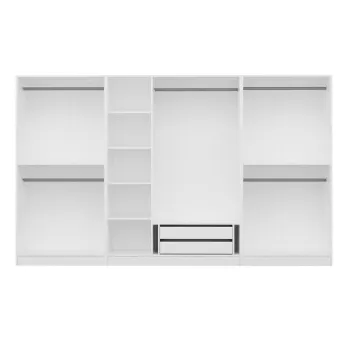 Dulap pentru haine, Minerva, Kale, 315x210x52 cm, PAL, Maro 175e imagine