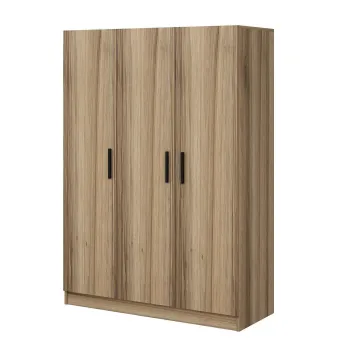 Dulap pentru haine, Minerva, Kale Oak, 135x190x52 cm, PAL, Stejar f4e2 imagine