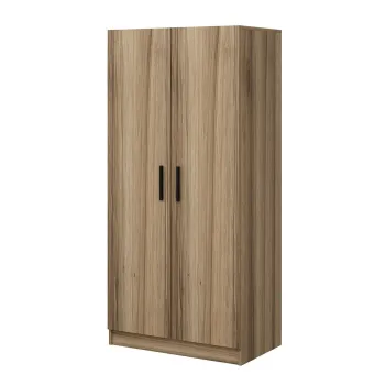 Dulap pentru haine, Minerva, Kale Oak, 90x190x52 cm, PAL, Stejar 50cd imagine