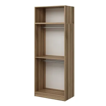 Dulap pentru haine, Minerva, Kale Oak, 90x235x52 cm, PAL, Stejar 541f imagine