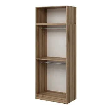 Dulap pentru haine, Minerva, Kale Oak, 90x255x52 cm, PAL, Stejar c287 imagine