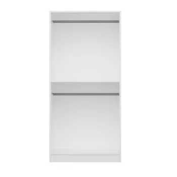 Dulap pentru haine, Minerva, Kale Plus Membrane White, 90x210x52 cm, PAL, Alb 282b imagine