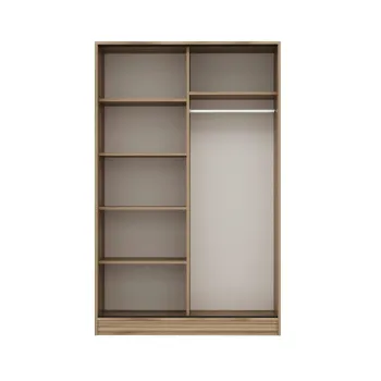 Dulap pentru haine, Minerva, Kale White Oak, 120x190x60 cm, PAL, Stejar alb acaf imagine