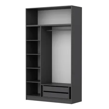 Dulap pentru haine, Minerva, Minar 3 Kapak 235, 135x235x52 cm, PAL, Iata-l f0c1 imagine