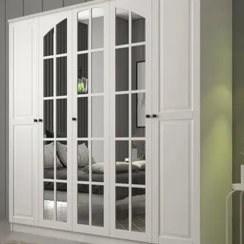 Dulap pentru haine, Rabi, Rb-016, 175x184x52 cm, Alb mat 0b2f imagine