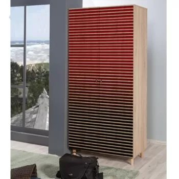 Dulap pentru haine Stil 221, Vella, 90x52x192 cm, multicolor c2f4 imagine