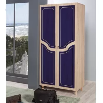 Dulap pentru haine Stil 620, Vella, 90x52x192 cm, multicolor c78d imagine