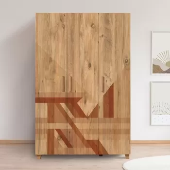 Dulap pentru haine, Vella, Leva Flow, 120 x 189 x 48 cm, pal melaminat, multicolor ce1b imagine