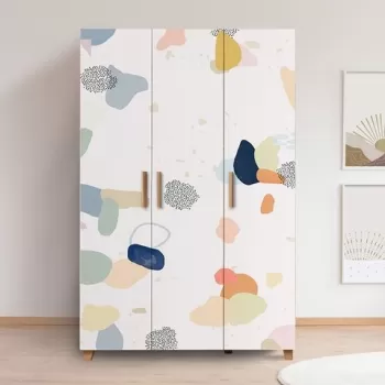 Dulap pentru haine, Vella, Leva Pied, 120 x 189 x 48 cm, pal melaminat, multicolor d0f1 imagine