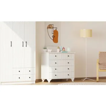 Dulap, Rabi, Rb-185-09, 90x86x40 cm, Alb mat 8d23 imagine