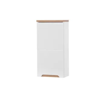 Dulap suspendat cu 1 usa, Bali White, Comad, 35x20x70 cm, MDF/PAL laminat, alb lucios/alb mat 85b5 imagine