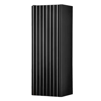 Dulap suspendat cu 1 usa, Nova Black, Comad, 20x18.9x57 cm, MDF/PAL laminat, negru mat 121d imagine